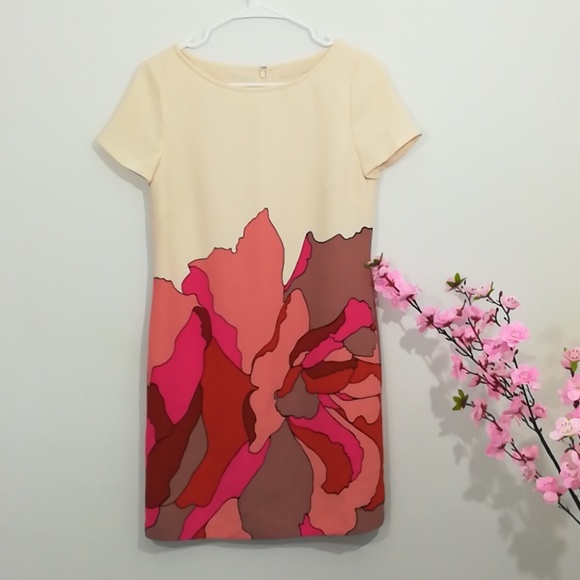 Ann Taylor Loft Pink Floral Dress - Picture 4 of 8